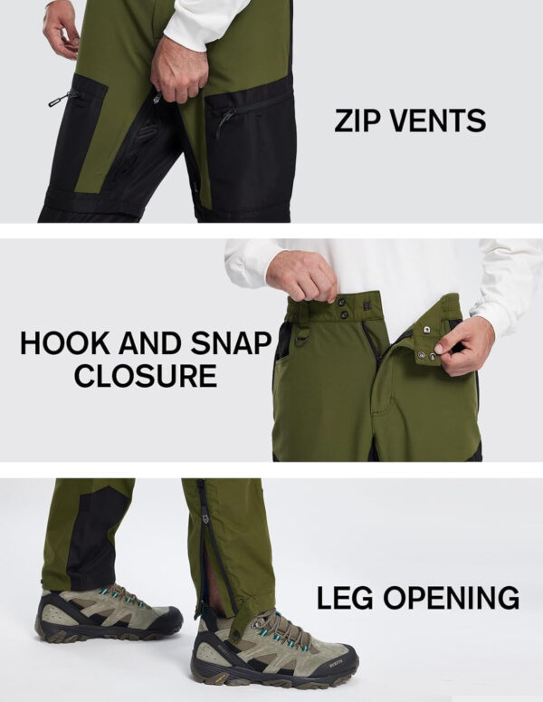 6899ff52ad0678221d56ea29360c09df95866639acafa81b45a66.jpg fit space Men's Reinforced Hiking Pants Tapered Zip Off Trekking Pants Convertible Vented