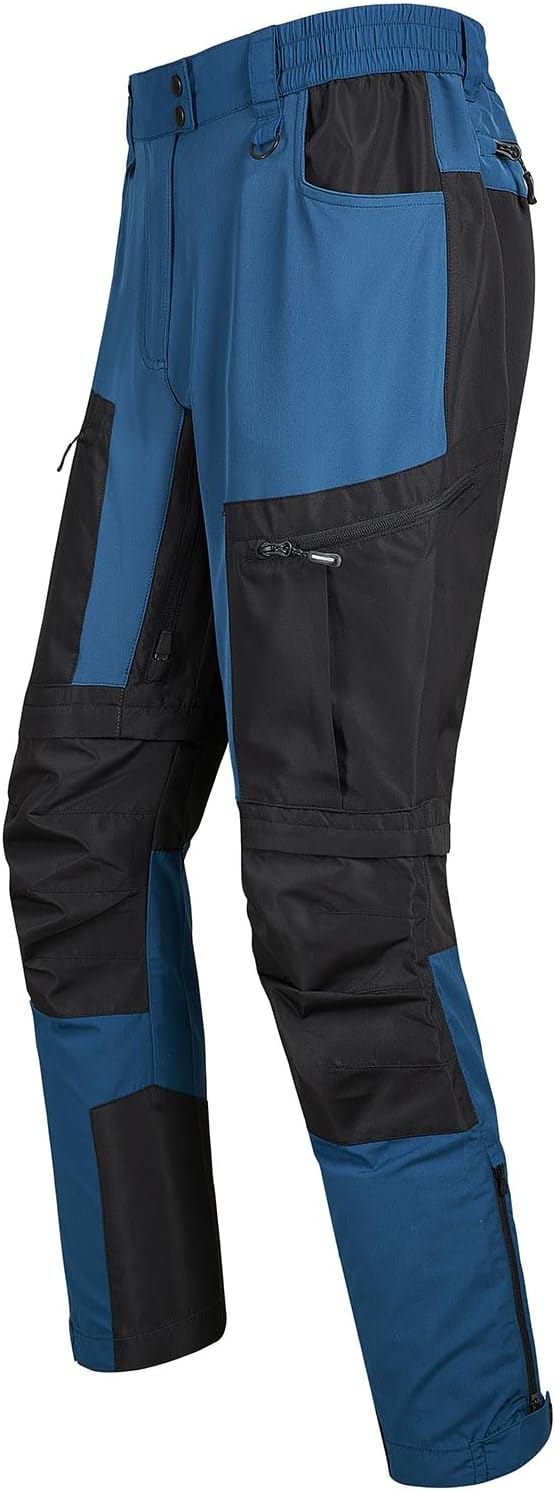 6899ff5a19153b2cb5a5aad33d8fb51fd34869de69ab4ba8f514a.jpg fit space Men's Reinforced Hiking Pants Tapered Zip Off Trekking Pants Convertible Vented