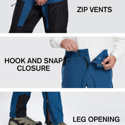 6899ff5f314ea1079ce4dc6a465671c28f1ab746f3bc629a7f40e.jpg fit space Men's Reinforced Hiking Pants Tapered Zip Off Trekking Pants Convertible Vented