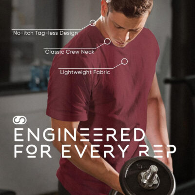 689a0bb7b5326fb4befaad0c6e9137989c7bdaa082f381f8717e5.jpg Men's Athletic Workout T-Shirts (Dry Fit, 4-Pack) Moisture Wicking Performance Activewear Gym, Yoga, & Running Tees
