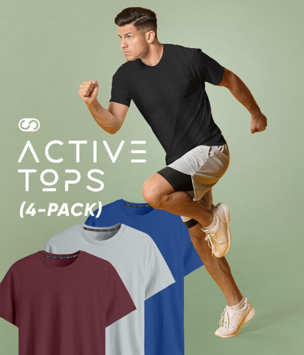 689a0bb8b195e0e2ec09ce036ea6f29f4b88b48c1936022df1d98.jpg Men's Athletic Workout T-Shirts (Dry Fit, 4-Pack) Moisture Wicking Performance Activewear Gym, Yoga, & Running Tees