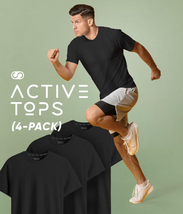 689a0bbfd544c7afd78cad5185839bd52bdd38c3fae8279bf2688.jpg Men's Athletic Workout T-Shirts (Dry Fit, 4-Pack) Moisture Wicking Performance Activewear Gym, Yoga, & Running Tees