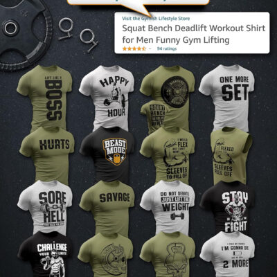 689a0c3516967dd9ce913973d7b7ec5034a116ee497020352e1cb.jpg Gymish Lifestyle Gym Therapy Workout Shirts for Men, Lifting T-Shirt for Gym Workout