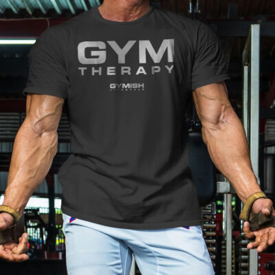 689a0c54a8eeaf220efb083a0447bae8035171d21e73113b523ab.jpg Gymish Lifestyle Gym Therapy Workout Shirts for Men, Lifting T-Shirt for Gym Workout