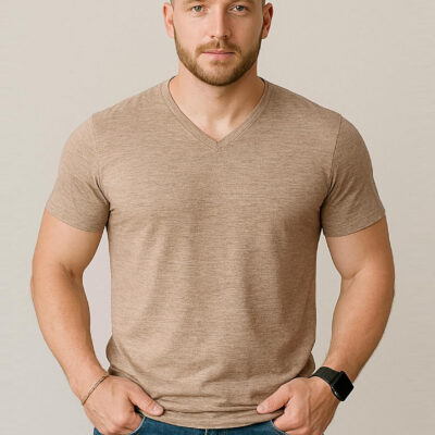 689a0d7d8df0f22678a84129c4581152e1397ba27f5f6845b93c2.jpg 5 Pack Mens V-Neck Dry Fit T-Shirts, Active Athletic Short Sleeve Workout Tops, Performance Gym Tees (Available in Plus Size)