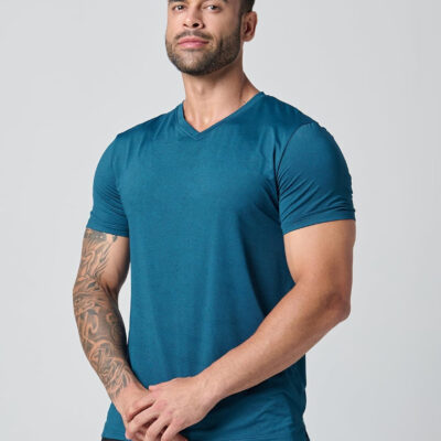 689a0d869997a9a3aa13c8e92f90f2e1a1ac5478358d5c3a794a6.jpg 5 Pack Mens V-Neck Dry Fit T-Shirts, Active Athletic Short Sleeve Workout Tops, Performance Gym Tees (Available in Plus Size)