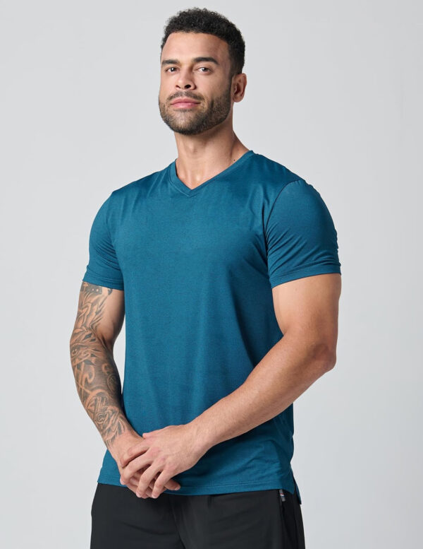 689a0d869997a9a3aa13c8e92f90f2e1a1ac5478358d5c3a794a6.jpg 5 Pack Mens V-Neck Dry Fit T-Shirts, Active Athletic Short Sleeve Workout Tops, Performance Gym Tees (Available in Plus Size)