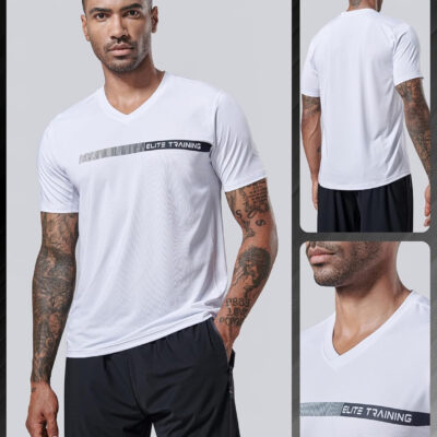 689a0d989367d22881a2ff79dd0fa4d944f57293c89cfb4dd321e.jpg 5 Pack Mens V-Neck Dry Fit T-Shirts, Active Athletic Short Sleeve Workout Tops, Performance Gym Tees (Available in Plus Size)