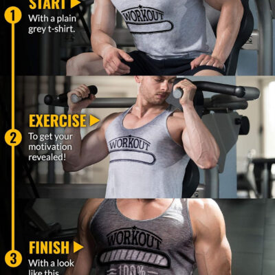 689a0ffb51f69d0a1b948ed4404f5e8d681fa6deb6594773496cc.jpg Actizio Men's Workout Shirt Sweat Activated Motivational Exercise Gym Moisture Wicking Fitness - Workout Complete
