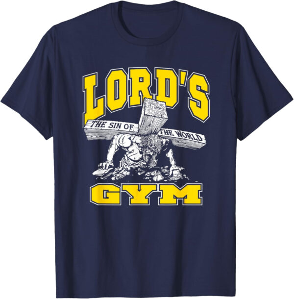 689a10b75a64b72aa613ccb303c299f71c11acd60345fea25b024.jpg Lords Gym - Lord's The Sin of World Jesus T-Shirt