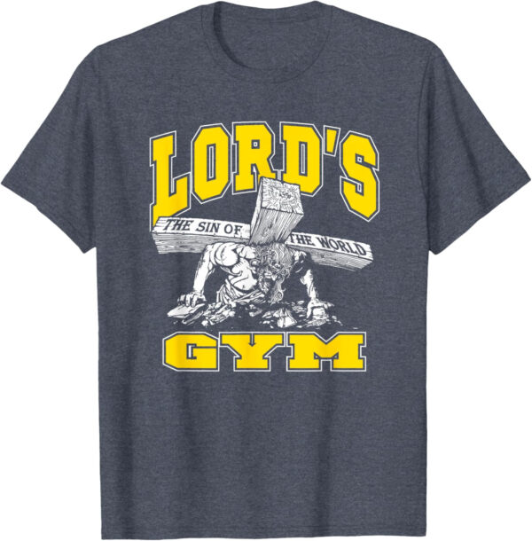 689a10b884fd87b87bdfc17c731b55efecda842c039b9ca566876.jpg Lords Gym - Lord's The Sin of World Jesus T-Shirt