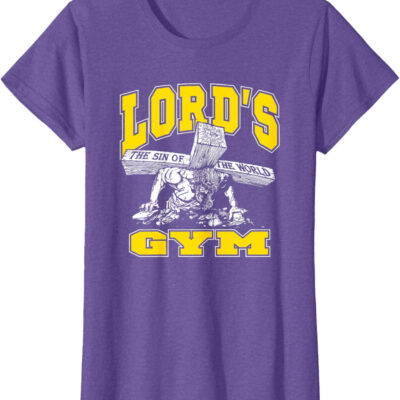 689a10bbe27b0fa1ef3622902b8a1f773a20e63a4173374d03de8.jpg Lords Gym - Lord's The Sin of World Jesus T-Shirt