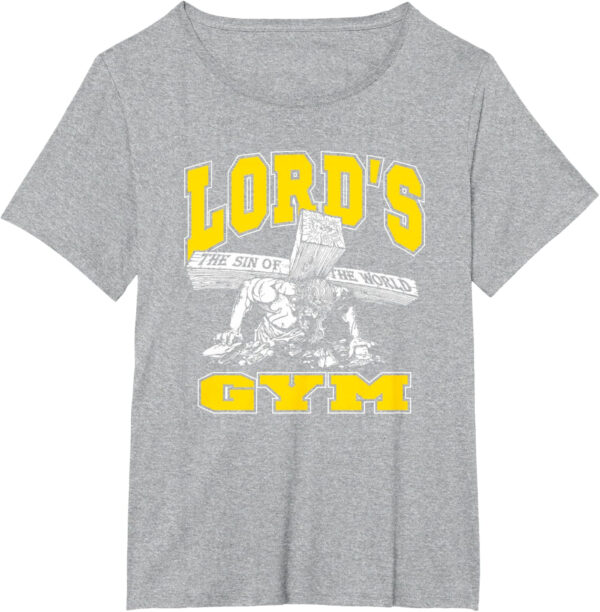 689a10c3d1adbe3a0cdb0703f01ea77b92bdbc28cca540784cdca.jpg Lords Gym - Lord's The Sin of World Jesus T-Shirt