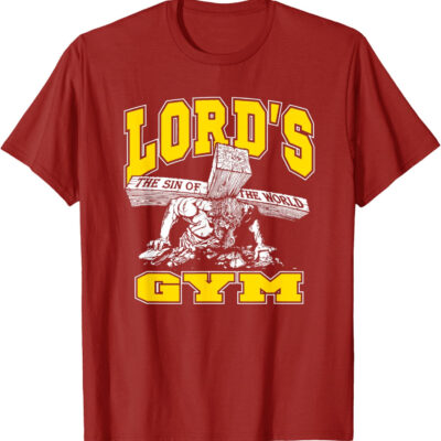 689a10c81188b5fe09bf9a59a198986726d889a10e601d90993d5.jpg Lords Gym - Lord's The Sin of World Jesus T-Shirt