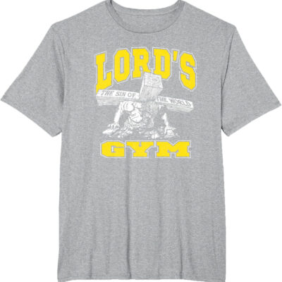 689a10cce476bbe0b277c42556f4a1565344ddb58b9a5d4a46d39.jpg Lords Gym - Lord's The Sin of World Jesus T-Shirt