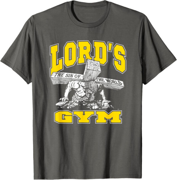 689a10ceaa584ecd5effdd0a403c6941b9c35bce048f3f60ff33f.jpg Lords Gym - Lord's The Sin of World Jesus T-Shirt