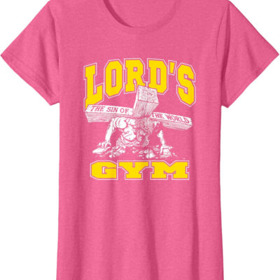 689a10d16a876c39955f8465034032890d1aa354dd450b58883c6.jpg Lords Gym - Lord's The Sin of World Jesus T-Shirt