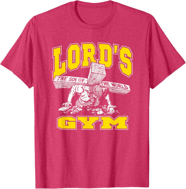 689a10d2d7d1b62f4296a8e057c47c5bd218e9c4464fa009d0706.jpg Lords Gym - Lord's The Sin of World Jesus T-Shirt