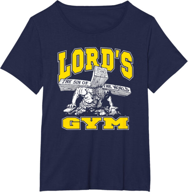 689a10d81d930b0ab9b956468ca495c3f768b1be2c545845fd614.jpg Lords Gym - Lord's The Sin of World Jesus T-Shirt