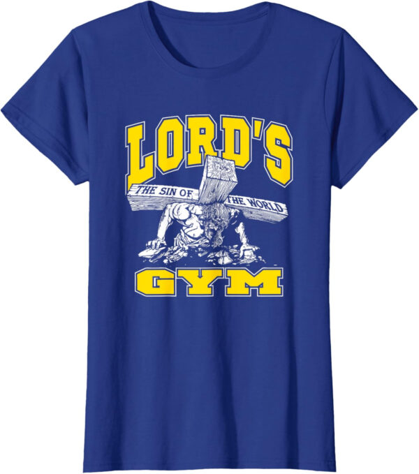 689a10efceace7d67f48f951e3624f820f0f21f40d4347475eab7.jpg Lords Gym - Lord's The Sin of World Jesus T-Shirt