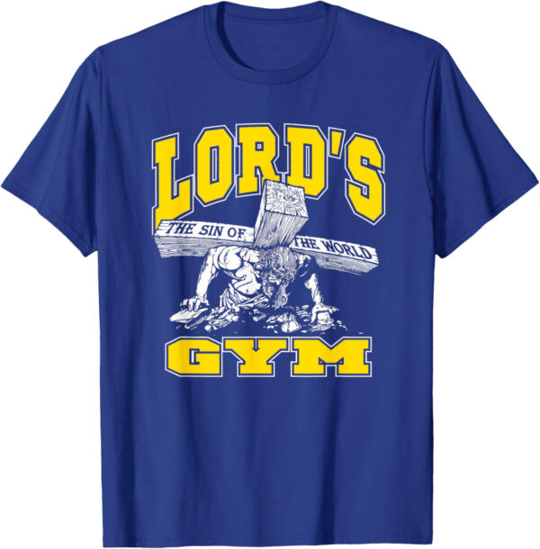 689a10f5536e5f356874301f2e763b4592f6c1aa488ba66908aeb.jpg Lords Gym - Lord's The Sin of World Jesus T-Shirt