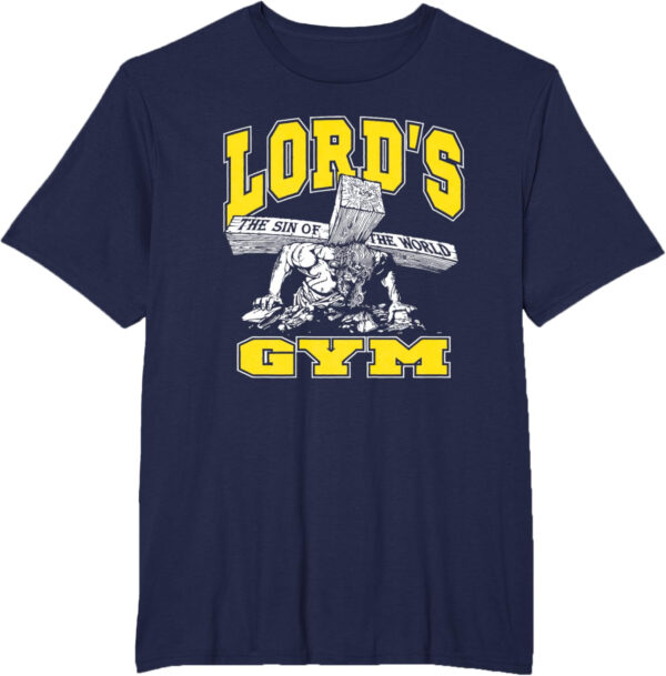 689a10f67f8dbe9cbdc6efa9dc124fb0007e75fdd93d3208c087c.jpg Lords Gym - Lord's The Sin of World Jesus T-Shirt