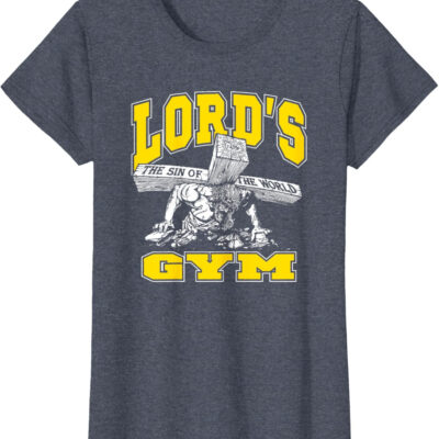 689a10f8603def0946009d8182a5f984131c8a74bf6fb40b5e6f7.jpg Lords Gym - Lord's The Sin of World Jesus T-Shirt