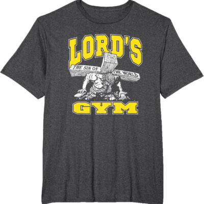 689a1102861e91786de3ad1252ad2f8b84a5fa467b8eae6765aba.jpg Lords Gym - Lord's The Sin of World Jesus T-Shirt