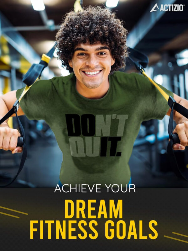689a123a7b4aba2dc2345c46fb7fec96d84cf17c9dd808105f3cf.jpg Actizio Men Workout Shirt Performance Fabric T-Shirt Short Sleeve Sweat Activated Motivational Exercise Gym Athletic T-Shirt