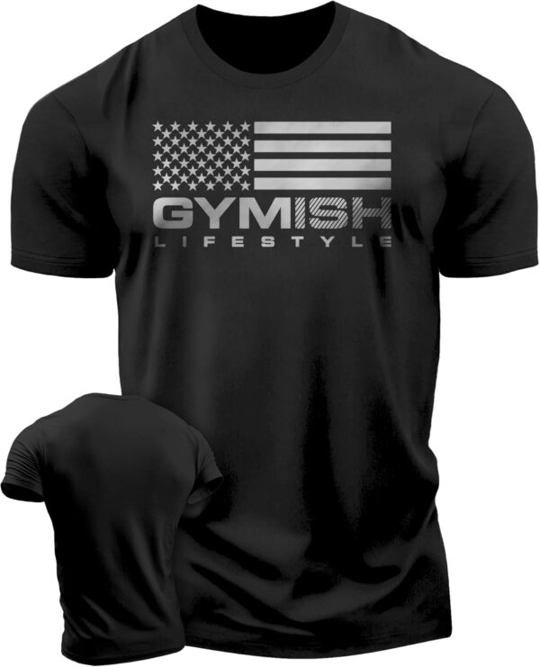 689a134161f6a469b96ed28b36fc6ff82106c8803d9e4ebb6b863.jpg Workout Shirts for Men, Gymish American Flag Gym Shirt, Funny Lifting T-Shirt