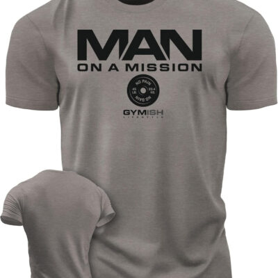 689a13d5b13f9c904aa236716a65cbb8e2ea3812943d5e1ec5fc3.jpg Man on Mission Workout Shirts for Men, Motivational Gym Funny Lifting T-Shirts