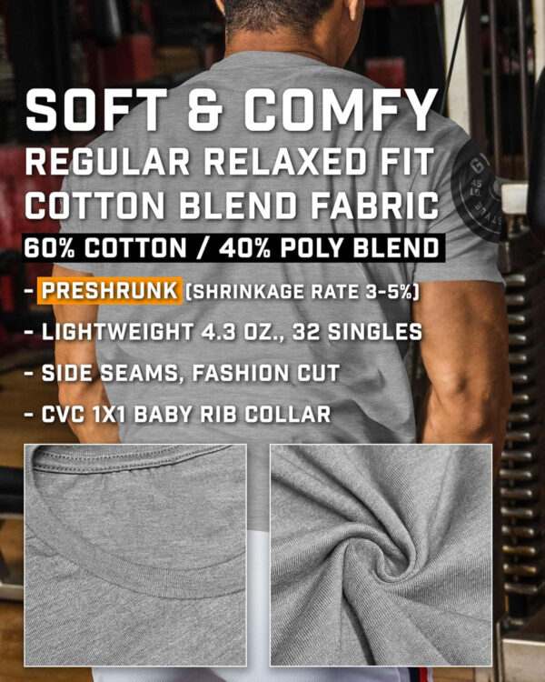 689a13e183967f94064c18d7ee6f1b5611f267003ceb150f6fc27.jpg Man on Mission Workout Shirts for Men, Motivational Gym Funny Lifting T-Shirts