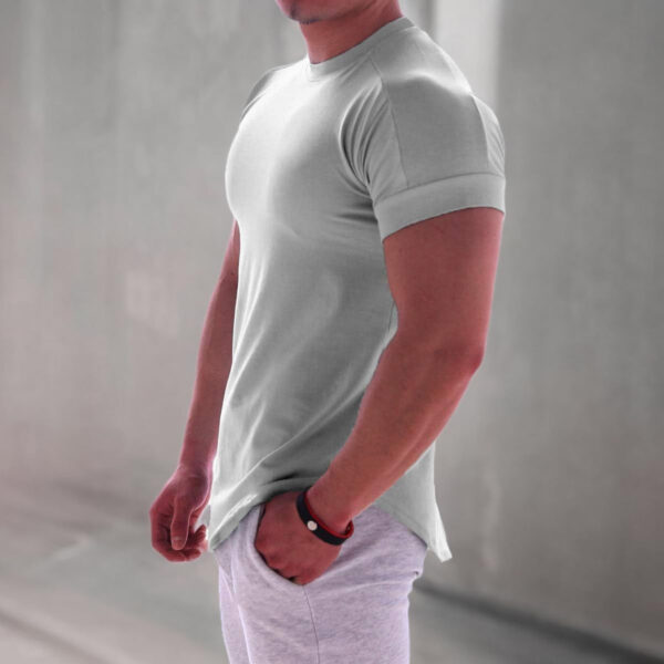 689a1449cc328a760bc3db9e5565f74a723b360200cca3d795720.jpg Mens Muscle Cotton Lightweight Workout Short Sleeve T-Shirts Gym Sweat Tee T24