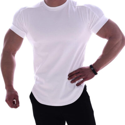 689a145b2a92b9667a3a5040e627da284ac3071cbfa6c571feda4.jpg Mens Muscle Cotton Lightweight Workout Short Sleeve T-Shirts Gym Sweat Tee T24