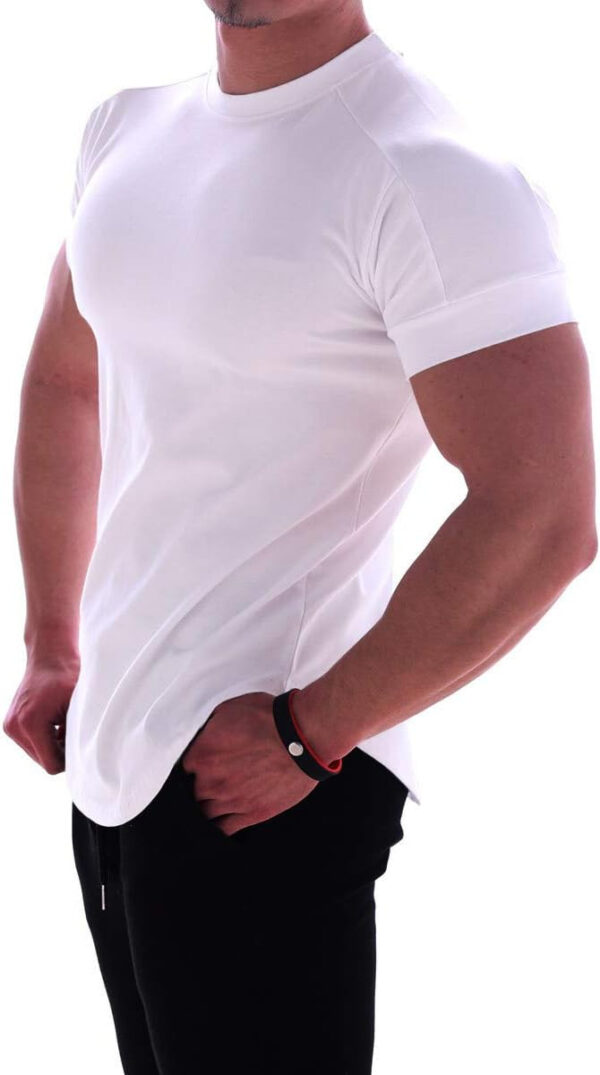 689a145c0eefa0c5ba91481ee9867ee7ecb989186aed3406ef729.jpg Mens Muscle Cotton Lightweight Workout Short Sleeve T-Shirts Gym Sweat Tee T24