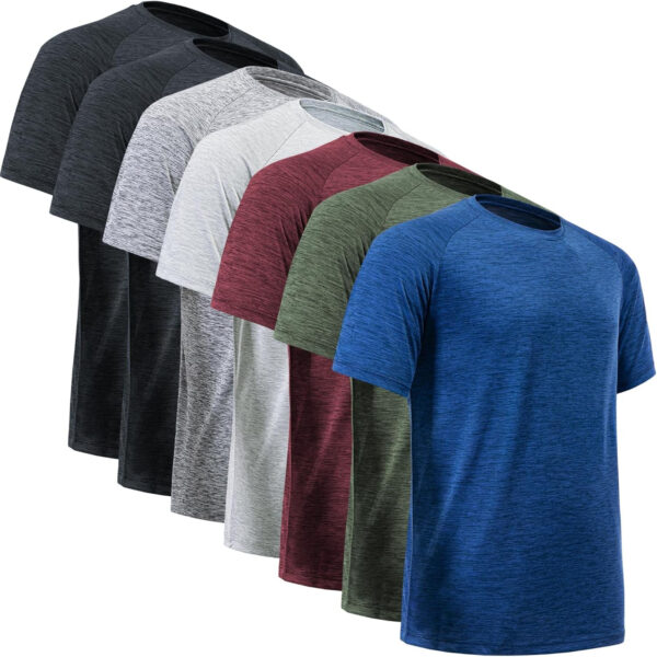 689a14b56e72781892f7017eb606083e525f38b9d4c3adc898a8d.jpg Workout Shirts for Men Short Sleeve Quick Dry Athletic Gym Active T Shirt Moisture Wicking