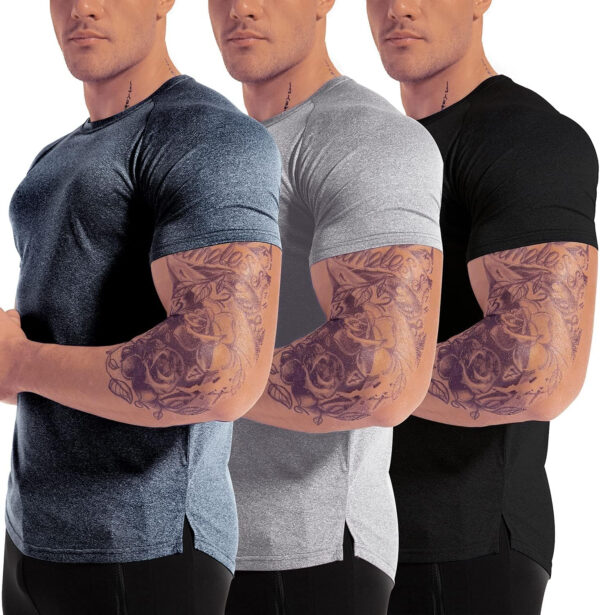 689a15332bfad0cea881e4c75c985c8f4c43528210a492ed693d8.jpg Men's 3pack Dry Fit Workout Gym Short Sleeve T Shirt Moisture Wicking Active Athletic Performance Running Shirts
