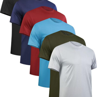 689a1828365aae978afa347b4dac8e539ed1074c37721d2dabf02.jpg OYGSieg 6 Pack Workout Shirts for Men Short Sleeve Athletic Active Tops Quick Dry Crew Neck T Shirt for Running