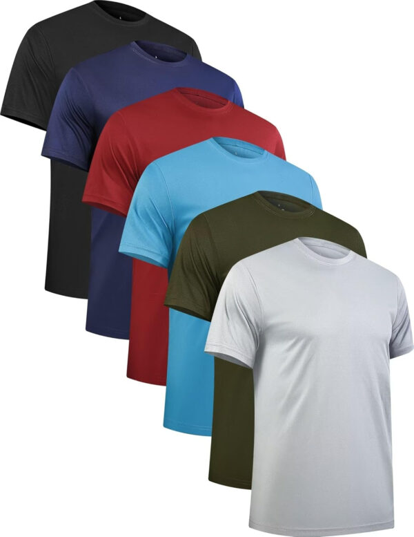689a1828365aae978afa347b4dac8e539ed1074c37721d2dabf02.jpg OYGSieg 6 Pack Workout Shirts for Men Short Sleeve Athletic Active Tops Quick Dry Crew Neck T Shirt for Running