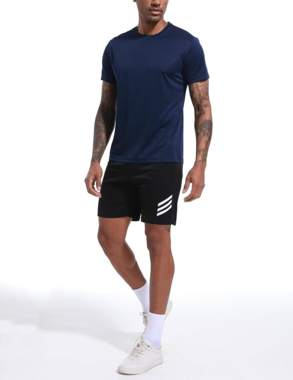 689a18298bad4d9eca82a75061b302cfbe9400f731099e5148e65.jpg OYGSieg 6 Pack Workout Shirts for Men Short Sleeve Athletic Active Tops Quick Dry Crew Neck T Shirt for Running