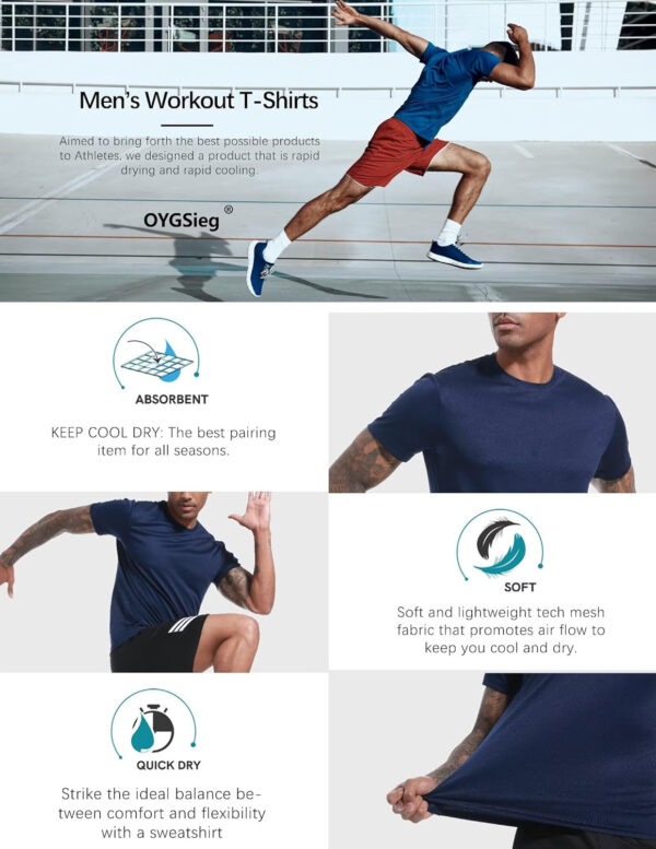 689a182a93769bc0560f25ccb1704ce1206cc2720ca91c1a7ab3e.jpg OYGSieg 6 Pack Workout Shirts for Men Short Sleeve Athletic Active Tops Quick Dry Crew Neck T Shirt for Running