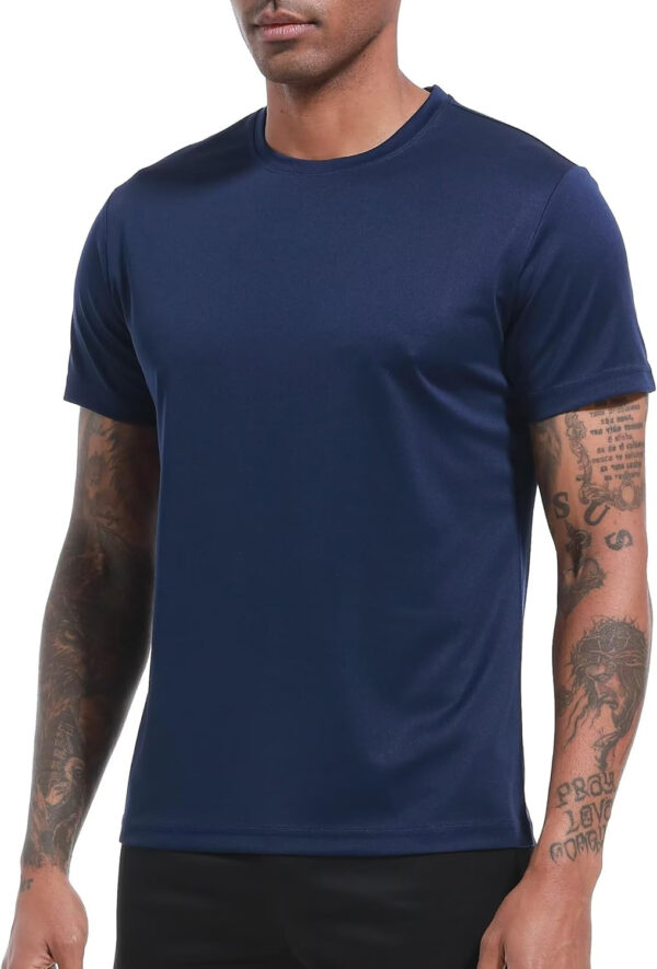 689a182bb3f554190bd0c111c3b60d048c01026dd4cfb9b6898d0.jpg OYGSieg 6 Pack Workout Shirts for Men Short Sleeve Athletic Active Tops Quick Dry Crew Neck T Shirt for Running