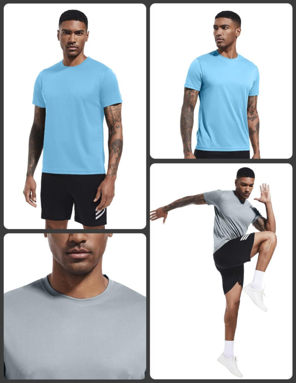 689a1831516ff3662d2e335f9529e9a97f67be0635cb7e49865d6.jpg OYGSieg 6 Pack Workout Shirts for Men Short Sleeve Athletic Active Tops Quick Dry Crew Neck T Shirt for Running