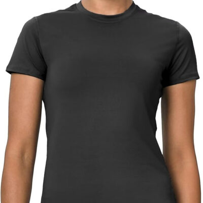 5-Pack Women's Compression Shirts Short Sleeve Workout Tops Athletic Baselayer Quick Dry Gym Yoga Running T-Shirt