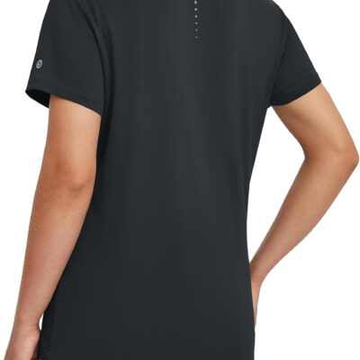 baleaf Women's Running Shirts Short Sleeve Workout Athletic Tops Moisture Wicking Quick Dry Exercise Hiking UV Sun Shirt