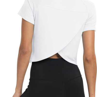 689a2242d32bd082b754b537a09d4a03e18c49ae269d1fdaf61fb.jpg Mippo Workout Tops for Women Cropped Split Back Athletic Gym Exercise Shirts Loose Fit