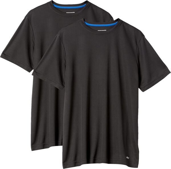 689a2368b80f15bb6786995b75c36dcf5f6cd191b2cb20f484593.jpg Amazon Essentials T-Shirts for Men, Active Performance Tech, Available in Big & Tall, Pack of 2