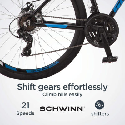 689a32a87aa1dc30eb5daaf27a08a0022849132c9d75745af530a.jpg Schwinn GTX Comfort Adult Hybrid Bike, Men and Women, Dual Sport Bicycle, 700c Wheels, Step-Through or Step-Over Lightweight Aluminum Frame