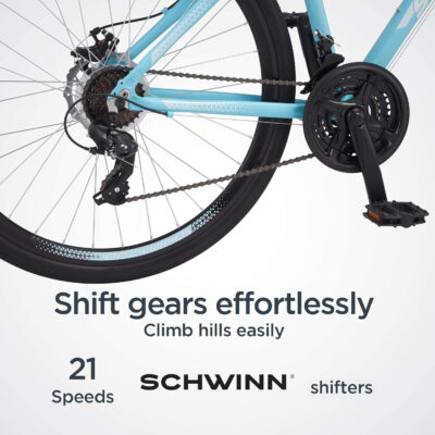 689a32b6c4a02c701b322e2e83118a27cd19e424f00a6cef89027.jpg Schwinn GTX Comfort Adult Hybrid Bike, Men and Women, Dual Sport Bicycle, 700c Wheels, Step-Through or Step-Over Lightweight Aluminum Frame