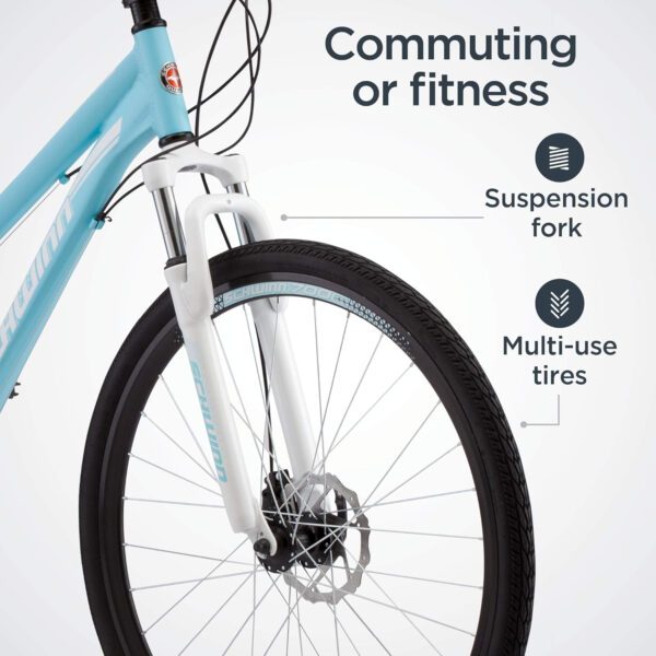 689a32b801ff89e8b74c2694130a8a1a4f05af3bb0337f35f199d.jpg Schwinn GTX Comfort Adult Hybrid Bike, Men and Women, Dual Sport Bicycle, 700c Wheels, Step-Through or Step-Over Lightweight Aluminum Frame